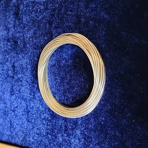 B0640 Silpada 925 Sterling Silver 21 Bangle Salute Bracelet - Picture 2 of 9